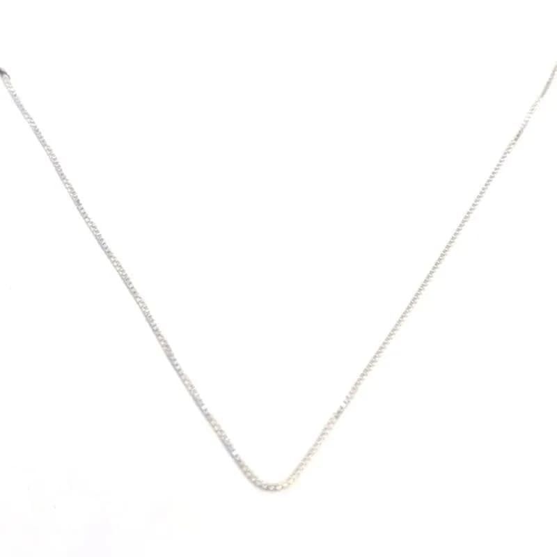 Ezüst Kocka lánc 45cm 1