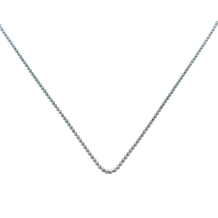 Silver berry chain 40 cm
